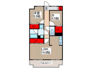 ﾗｲｵﾝｽﾞﾏﾝｼｮﾝ三郷第3の物件間取画像